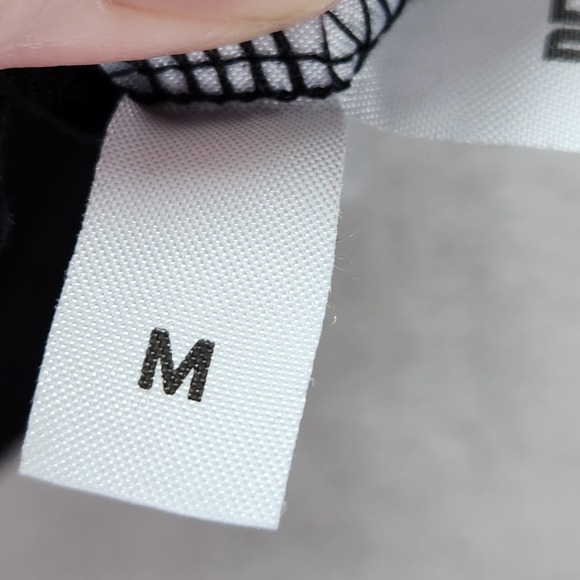 Reformation Crop Tank Top Womens Medium Black Ribbed Knit Fitted Made In USA - Picture 4 of 8